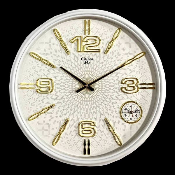 ساعت دیواری سیتی زن طرح هاشور کد ms