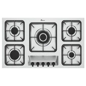 اجاق گاز صفحه‌ای پنج شعله بیمکث مدل 5098