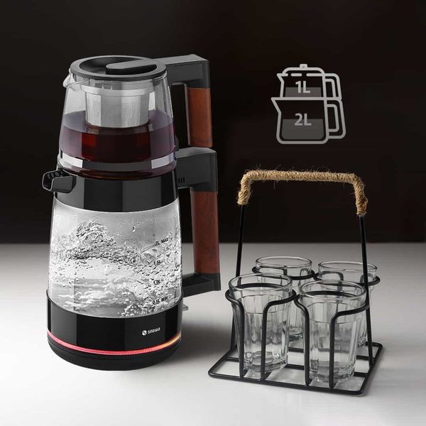 چای ساز روی هم اسنوا مدل STM-GS1650WE