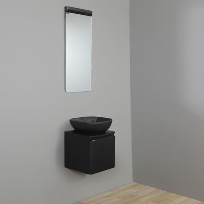 ست کابینت روشویی نسکو مدل ویونا مشکی