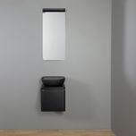 ست کابینت روشویی نسکو مدل ویونا مشکی