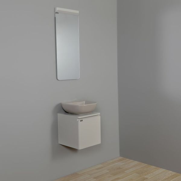 ست کابینت روشویی نسکو مدل ویونا نسکافه ای