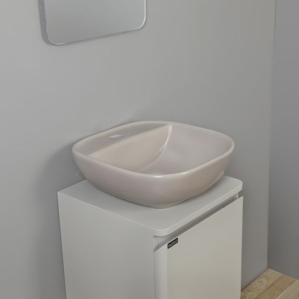 ست کابینت روشویی نسکو مدل ویونا نسکافه ای