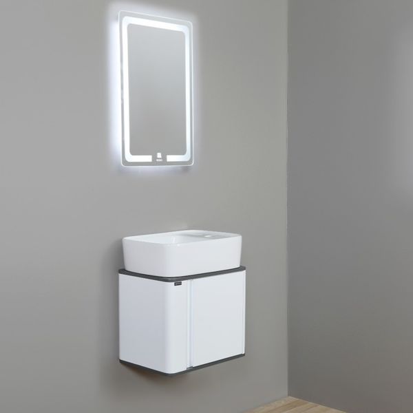 ست کابینت روشویی نسکو مدل وینر سفید