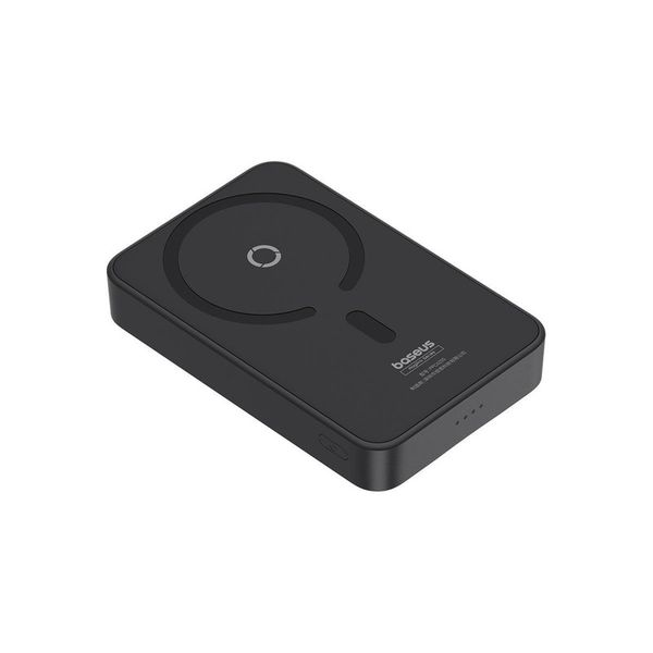 پاوربانک بیسیم 20 وات بیسوس مدل MagPro Magnetic Bracket 20w با ظرفیت 5000 میلی آمپر ساعت به همراه کابل USB-C به USB-C