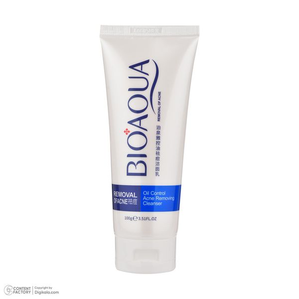 فوم شستشوی صورت بی آکوا مدل 00057 مناسب برای پوست آکنهای وزن 100 گرم