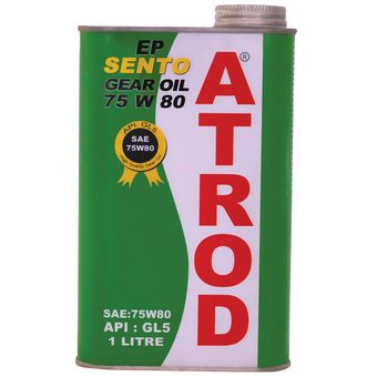 روغن گیربکس خودرو آترود 75w80 Sento حجم 1 لیتر