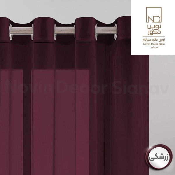 پرده نوین دکور سیاناو مدل حریر کد pb105 سایز 280×140 سانتی متر