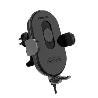 پایه نگهدارنده و شارژر بی سیم گوشی موبایل پرومیت مدل POWERMOUNT-15W