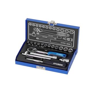 آچار بکس هیوندای مدل HT-9117 مجموعه 17 عددی