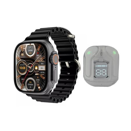 ساعت هوشمند WISME مدل WS-X19 ULTRA 3 به همراه هدفون بلوتوثی