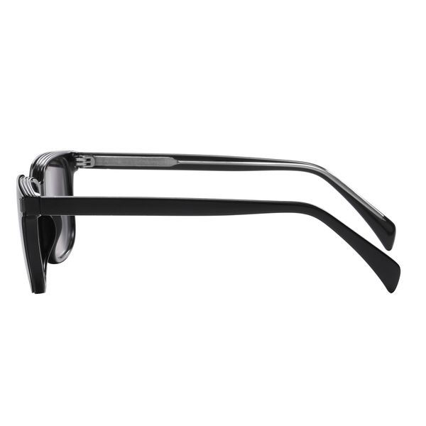 فریم عینک طبی مدل CG7201C01-P109 Polarized Double Switch به همراه کاور آفتابی