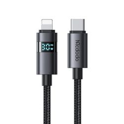 کابل تبدیل USB-C به لایتنینگ 36 وات مک دودو مدل CA-6570 طول 1.2 متر (شارژ و دیتا مناسب آیفون)