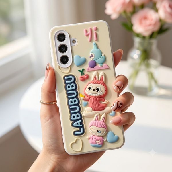 کاور مدل فانتزی طرح عروسکی Labubu لبوبو مناسب برای گوشی موبایل سامسونگ Samsung Galaxy A26