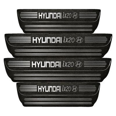 برچسب پارکابی خودرو مهدیار طرح چرم کد pka1032 مناسب برای hyundai ix20بسته 4 عددی*216