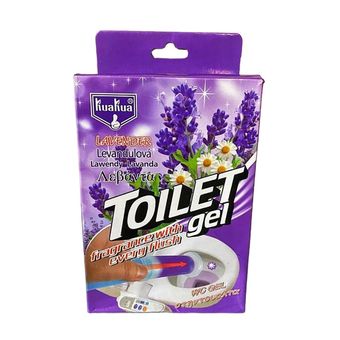 ژل جرمگیر توالت فرنگی مدل LAVENDER کد W-417