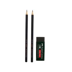 مداد فابرکاستل مدل 1111 به همراه پاک کن مجموعه سه عددی