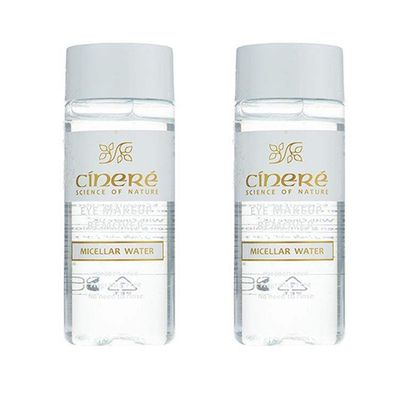 لوسیون پاک کننده آرایش چشم سینره مدل Micellar حجم 120 میلی لیتر مجموعه دو عددی