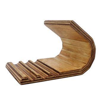 پایه نگهدارنده گوشی موبایل و تبلت چوبی کد JM01