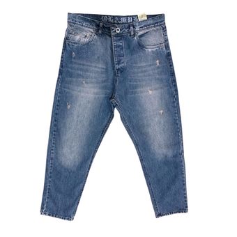 شلوار جین مام فیت مردانه مدل 0803