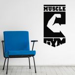 استیکر ناویا طرح GYM چوبی