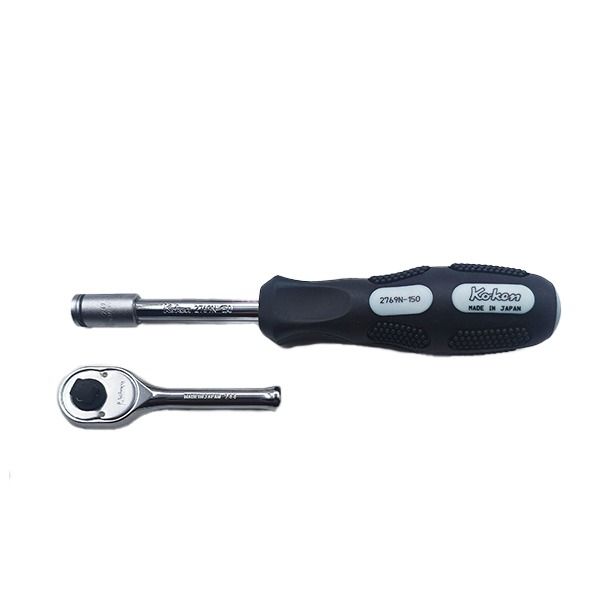 ست جغجغه و سره پیچ گوشتی کوکن مدل 2276 درایو 1/4 اینچ  19 عددی