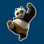 استیکر پاندا کنگفوکار 🐼
