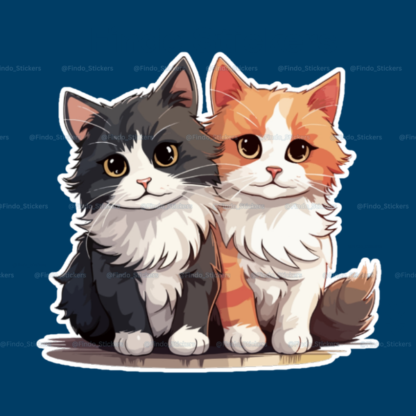 استیکر گربه‌های ملوس1#🐱🐾