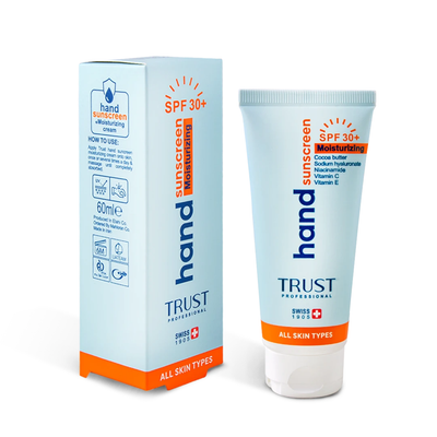 کرم تخصصی دست ضدآفتاب و آبرسان +SPF30 بی‌رنگ تراست