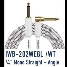 KIRLIN CABLE IWB-202 BFGL/3M (1/4 MONO STRAGHT-ANGLE)