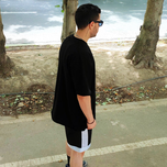 تیشرت پنبه ای اورسایز طرح یوونتوس کد 94