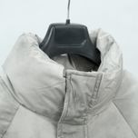 کاپشن وارداتی پر سنگشور دودی سفید