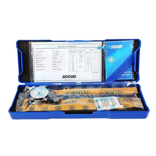 کولیس عقربه ای آکاد مدل 101-006-21Q  سایز 15 سانتی متر