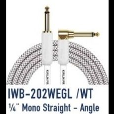 KIRLIN CABLE IWB-202 BFGL/6M (1/4 MONO STRAGHT-ANGLE)