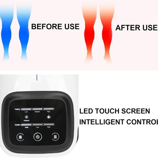 ماساژور زانو هوشمند HEATED KNEE MASSAGER (4کاره لیزر مادون قرمز ماساژ و حرارت)