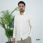 پیراهن مردانه لینن آستین بلند