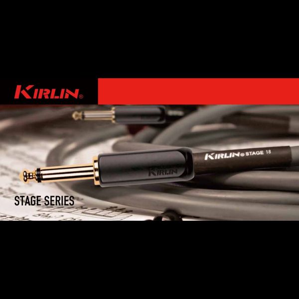 KIRLIN CABLE IP-182BEGL/6M (1/4 MONO STRAIGHT)