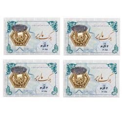 سکه طلا پارسیان برند ماربر 2 گرم بسته چهار عددی