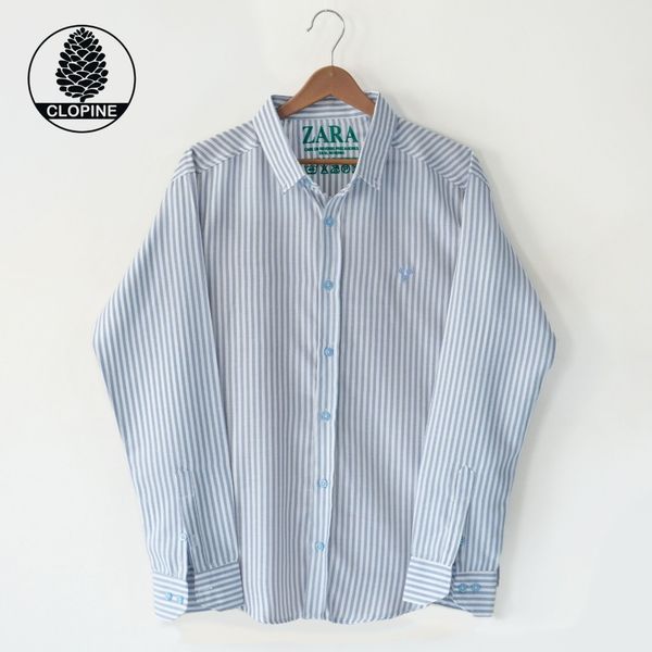 پیراهن راه راه مردانه پنبه ای - کد 0031