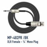KIRLIN CABLE MP-482PR/3M (XLR FEMALE - 1/4 MONO PLUG)