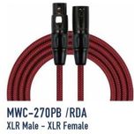 KIRLIN CABLE MWC-270PB/6M (XLR MALE - XLR FEMAIL)