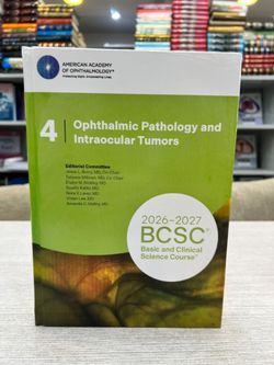 2026-2027 Section 4: Ophthalmic Pathology and Intraocular Tumors Section 4: Basic and Clinical Science Course
