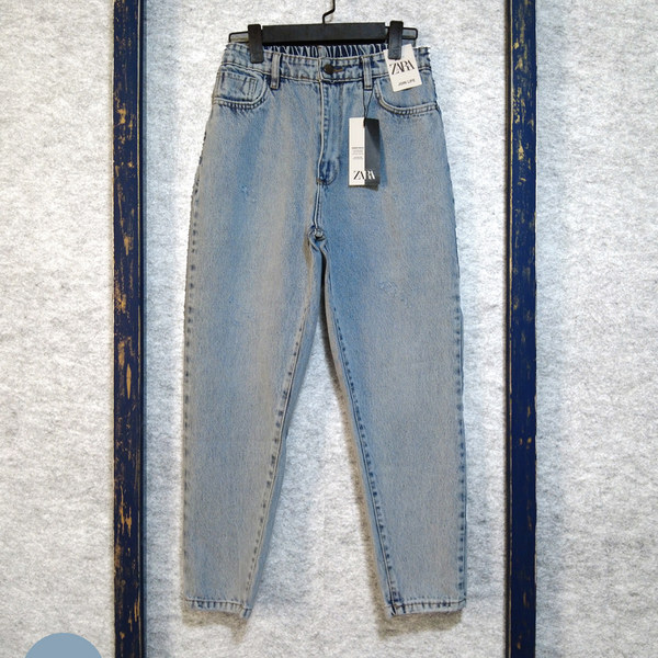 شلوار جین مام استایل کمرکش