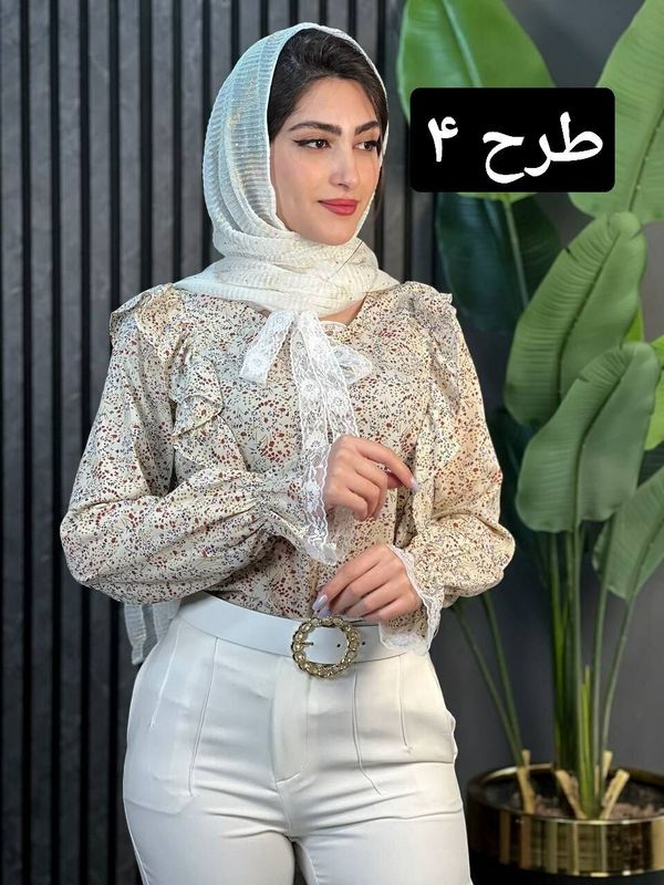 شومیز چیندار دلسا کد 1695