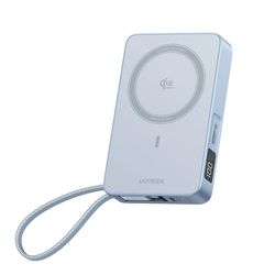 پاوربانک 25 وات وایرلس qi2.2 یوگرین مدل 65958 ظرفیت 10000 میلی‌آمپرساعت (مگ سیف 25 وات آیفون 17)