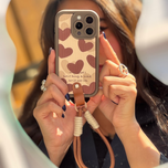 قاب قلب قهوه ای / آیفون و سامسونگ و شیاومی / (کدC1905)MO