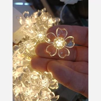 ریسه شکوفه 28 LED نور آفتابی