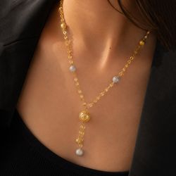 گردنبند طلا مدل «نگار» 10.74 گرم