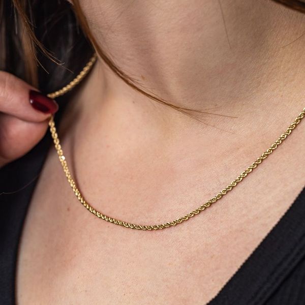 گردنبند و دستبند طنابی