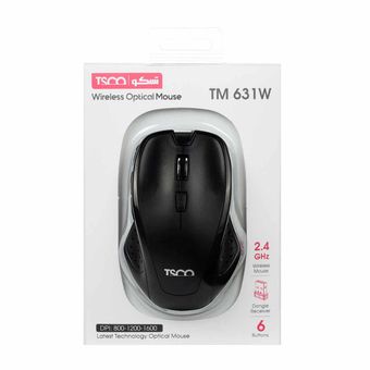 ماوس بی سیم TSCO مدل TM 631W - مشکی